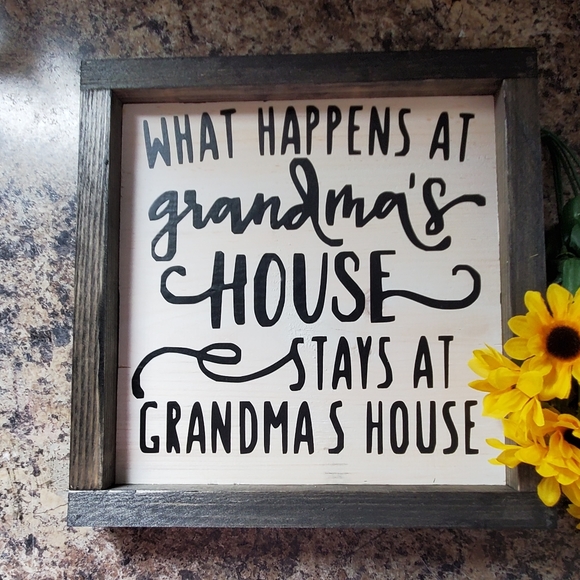 Hand Crafted Other - Handcrafted | Grandma's House Sign - Wall decor